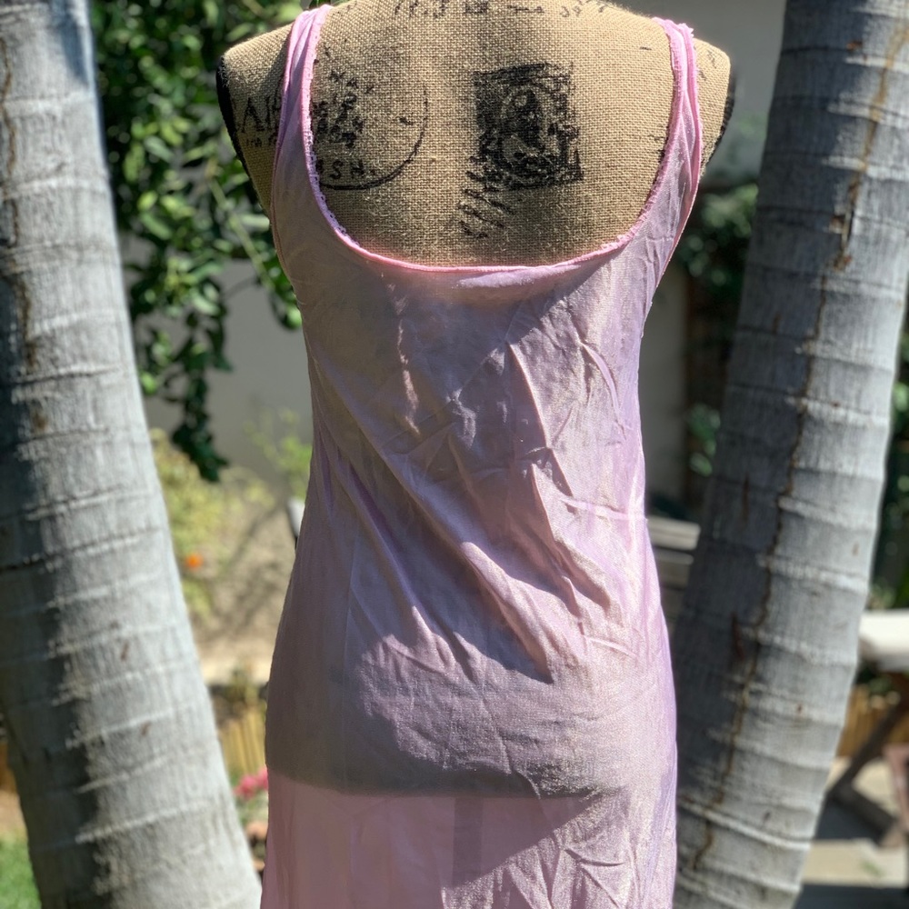 2/$30 VINTAGE Pink Slip Dress - Picture 5 of 7